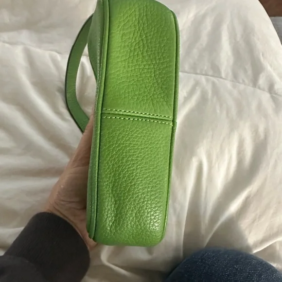 Coach Vibrant Green Leather tiny shoulder bag - Picture 4 of 11